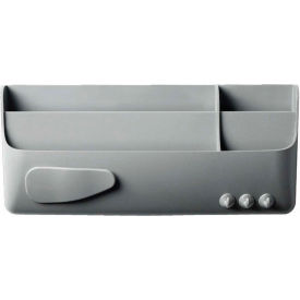 Bi-Silque Visual Communication Products  SM010102 MasterVision Magnetic Smart Box, Gray, Storage Accessory image.