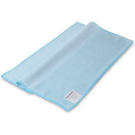 United Stationers Supply BWK16BLUCLOTHV2 Boardwalk® Microfiber Cleaning Cloths, 16 x 16, Blue, 24/Pack image.
