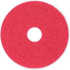Premiere Pads PAD 4015 RED Boardwalk® Buffing Floor Pads, 15" Diameter, Red, 5/case image.