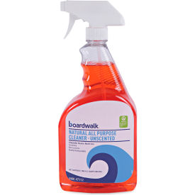United Stationers Supply 951400-12ESSN Boardwalk® Natural All Purpose Cleaner, Unscented, 32 oz Spray Bottle, 12/case image.