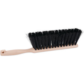 Proline Brush BWK 5308 Boardwalk® Counter Brush, Black Polypropylene, 4.5" Brush, 3.5" Tan Plastic image.