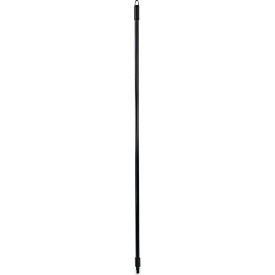 Unisan BWK636 Boardwalk® Fiberglass Broom, Nylon Plastic Threaded End, 1" x 60", Black image.