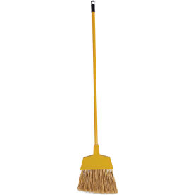 United Stationers Supply UNS932M Boardwalk® Poly Bristle Angler Broom, 53" , Yellow, 12/case image.
