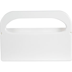 United Stationers Supply BWKKD100 Boardwalk® Toilet Seat Cover Dispenser, 16" x 3" x 11 1/2", White, 2/Box image.