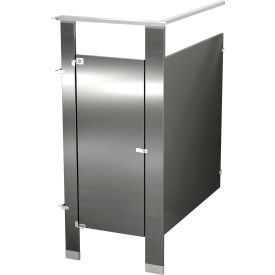 BRADLEY CORP IC13660-SS Bradley Stainless Steel 36" Wide Complete In-Corner Compartment, Satin Brushed - IC13660-SS image.