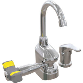 Bradley Corporation S19-505M Bradley Deck-Mount Swing-Activated Faucet/Eyewash Unit, Mixed Faucet, Left Hand image.