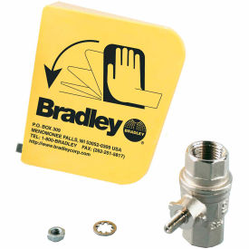 BRADLEY . S45-122 Bradley® S45-122 1/2" Ball Valve/Plastic Handle Prepack image.