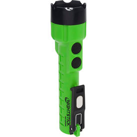 Bayco Products NSP-2424GMX Nightstick Dual-Light™ Flashlight W/Dual Magnets, 300 Lumens, Green image.