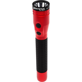 Bayco Products NSR-9940XL-R Nightstick Metal Dual-Light™ Rechargeable Flashlight W/Magnet, 650 Lumens, Red image.