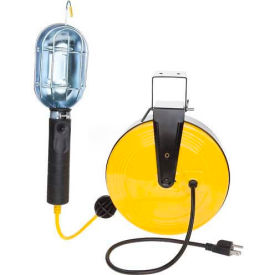 BAYCO Pro Trouble Light - 50 18/3 on Metal Retractable Reel