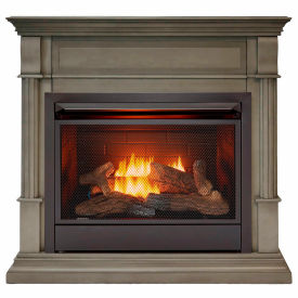Liquid Propane Vent Free Fireplace System with T-Stat Control, 26000 BTU, Slate Gray view 2