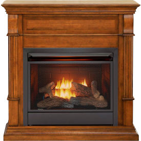 Liquid Propane Vent Free Fireplace System with Remote Control, 26000 BTU, Apple Spice view 2