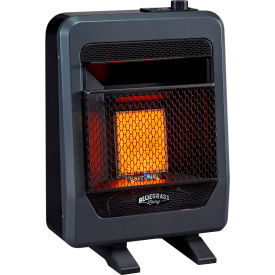 Bluegrass Living Propane Gas Vent Free Infrared Gas Space Heater w/Base Feet, 10000 BTU