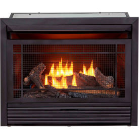 Duluth Forge Dual Fuel Ventless Gas Fireplace Insert 26000 BTU T-Stat Control