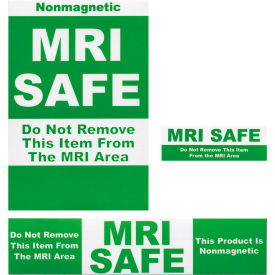 MRI Safe Labels, Green, 25/Pack view 2