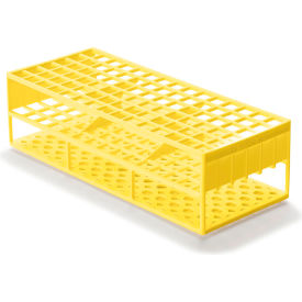 Marketlab Acetal Resin Tube Rack for 13mm Tubes Yellow Pack of 2 