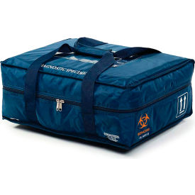 Marketlab Specimen Transport Tote Bag Short Large 12"W x 21"L Blue 