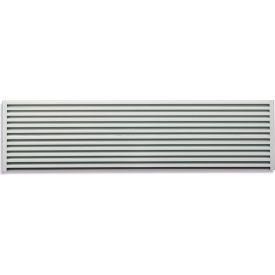 Wall-Mount LabWall Panel, 4"W x 1"H, Silver view 2