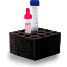 Foam Tube Racks for 16mm-17mm Tubes, Black, Pack of 5 view 2
