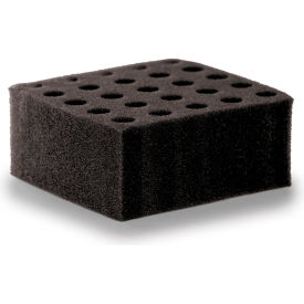 Foam Tube Racks For 10mm Tubes, Black, Pack of 5 view 2