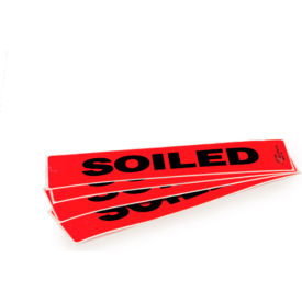 Probe Transport Tray Label, "SOILED", 8" x 2", Green, 10/Pack view 2