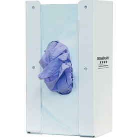 BOWMAN DISPENSERS LLC GB-144 Bowman® Glove Box Dispenser - Single - In Cabinet 5.6"W x 10"H x 3.8"D, White image.