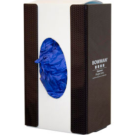 BOWMAN DISPENSERS LLC GL111-P001 Bowman® Glove Box Dispenser - Single 5.7"W x 9.85"H x 3.95"D, Carbon Squares Black image.