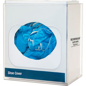 MARKETLAB INC SP-003 Bowman® Single Protective Wear Dispenser For Shoe Cover, 10-1/2"W x 7"D x 10-3/8"H, Transparent image.