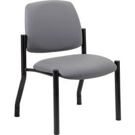 Boss Mid Back Armless Guest Chair 300 Lb. Weight Capacity