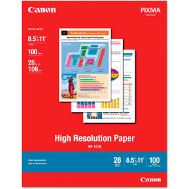 Canon  1033A011 Canon® High Resolution Paper 1033A011, 8-1/2" x 11", White, 20/Pack image.