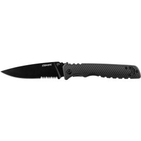 Coast Products TX399 Coast TX399 3-7/8" 9CR18MOV Stainless Steel Blade Double Lock Folding Knife W/ Nylon Handle image.