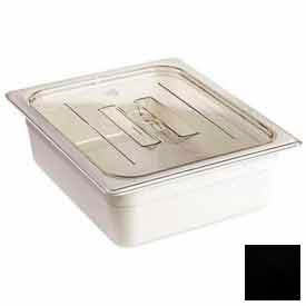 Cambro Manufacturing 10CWCH110 Cambro® Camwear® Food Pan Cover W/ Handle, 20-7/8"L x 12-3/4"W, Black image.
