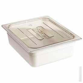 Cambro Manufacturing 10CWCH135 Cambro® Camwear® Food Pan Cover W/ Handle, 20-7/8"L x 12-3/4"W, Clear image.
