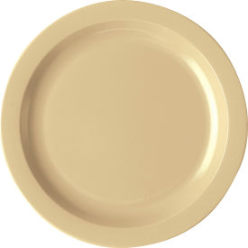 Cambro Manufacturing 10CWNR133 Cambro 10CWNR133 - Plate Narrow Rim, 10",  Beige image.