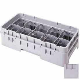 Cambro Manufacturing 10HE1151 Cambro 10HE1151 - Full Drop Extender, Half Size, 10-Comp, 19-3/4x10x2, Adds 1-5/8" To Height, Gray image.