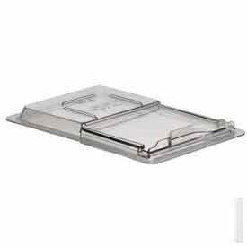 Cambro Manufacturing 1218SCCW135 Cambro® Camwear® Sliding Lid For Food Storage Container, 18"L x 12"W, Clear image.