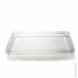 Vollrath Snap Fit 1/2 Size Clear Polypropylene Sheet Pan Cover 