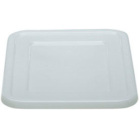 Cambro Manufacturing 1520CBCP148 Cambox® Cover, For 15" X 20", 16"L X 20-1/2"W, Hi-Gloss Plastic, White Only, Nsf image.
