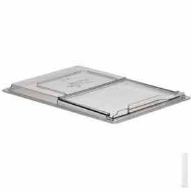 Cambro Manufacturing 1826SCCW135 Cambro® Camwear® Sliding Lid For Food Storage Container, 26"L x 18"W, Clear image.