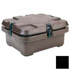 Cambro Manufacturing 240MPC110 Cambro 240MPC110 - Camcarrier For 1/2 Size Food Pans, 5.3 Qts., 16-1/2x13-7/8, Stacking Lugs, Black image.