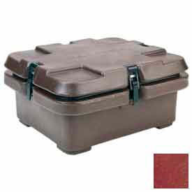Cambro Manufacturing 240MPC402 Cambro 240MPC402 - Camcarrier, for Half Size Food Pans, 16-1/2x13-7/8, Stacking Lugs, Brick Red image.
