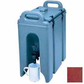 Cambro Manufacturing 250LCD402 Cambro 250LCD402 - Camtainer Beverage Carrier, Insulated, 2-1/2 Gal., 16-1/2x9x18-3/8, Brick Red image.