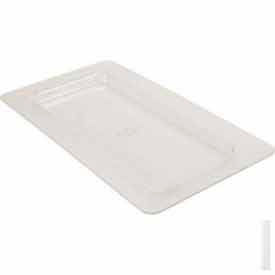 Cambro Manufacturing 30CFC135 Cambro 30CFC135 - ColdFest Food Pan Cover, 1/3 Size, Flat, Polycarbonate, Clear, NSF image.
