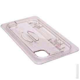 Cambro Manufacturing 30CWLN135 Cambro® Fliplid® Notched Food Pan Cover, Hinged, 12-3/4"L x 6-15/16"W, Clear image.