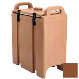 Cambro Manufacturing 350LCD131 Cambro 350LCD131 - Camtainer Soup Carrier, No Spigot, Insulated Plastic, 3-3/8 Gallon, Dark Brown image.