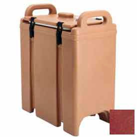 Cambro Manufacturing 350LCD402 Cambro 350LCD402 - Camtainer Soup Carrier, Insulated, 3-3/8 Gal., 16-1/2x9x18-3/8, Brick Red image.