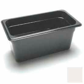 Cambro Manufacturing 36CW148 Cambro® Camwear® Food Pan, 12-3/4"L x 6-15/16"W x 6"H, White image.