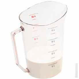 Cambro Manufacturing 400MCCW135 Cambro 400MCCW135 - Camwear Measuring Cup, 4 Quarts, Clear, Polycarbonate, NSF image.