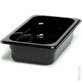 Cambro Manufacturing 42CW135 Cambro 42CW135 - Camwear Food Pan, Plastic, 1/4 Size, 2-1/2" Deep, Polycarbonate, Clear, NSF image.