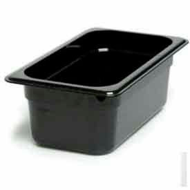 Cambro Manufacturing 44CW135 Cambro 44CW135 - Camwear Food Pan, Plastic, 1/4 Size, 4" Deep, Polycarbonate, Clear, NSF image.